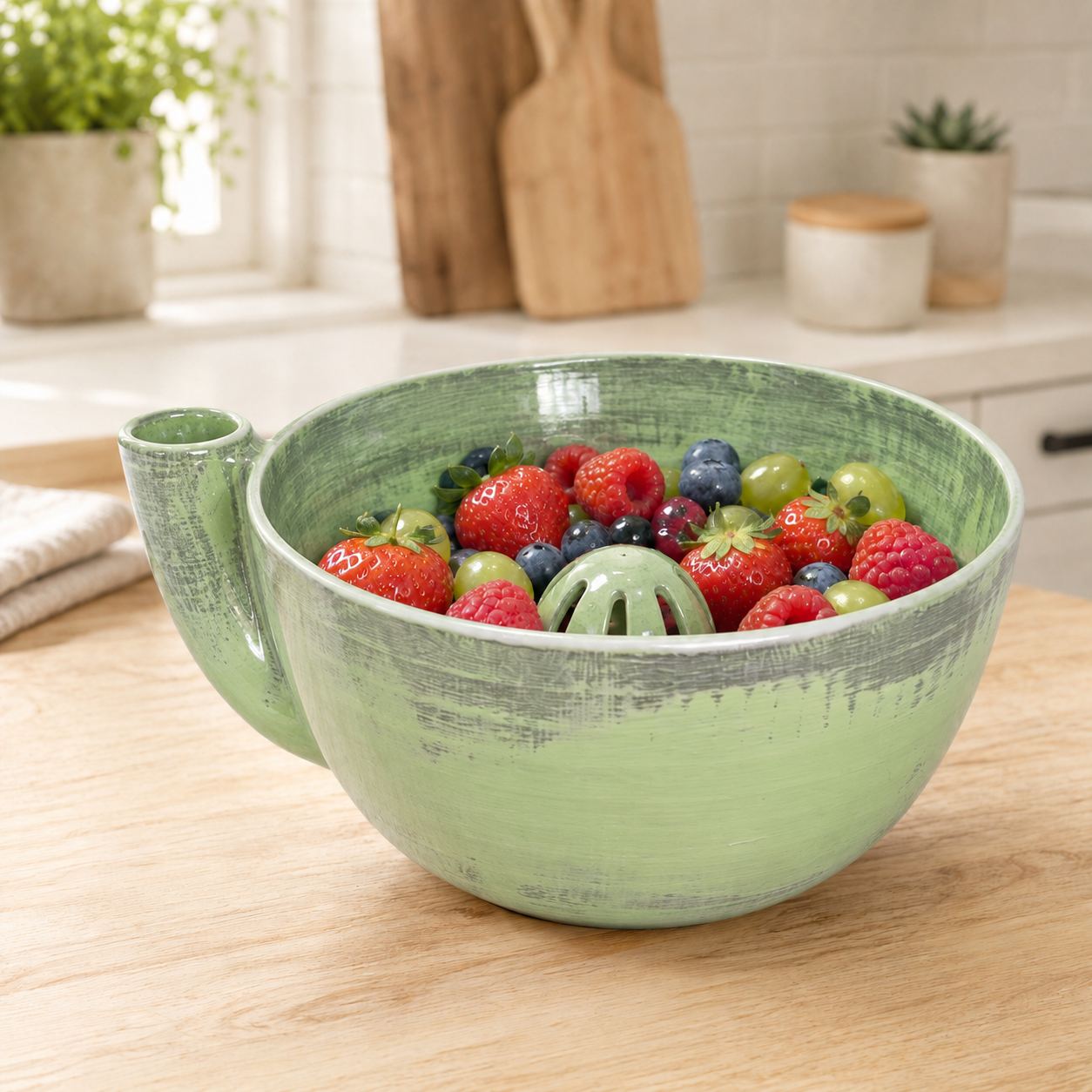 Berry Bowl | Vortex Fruit Washing Bowl | 7 Colors | Kitchen