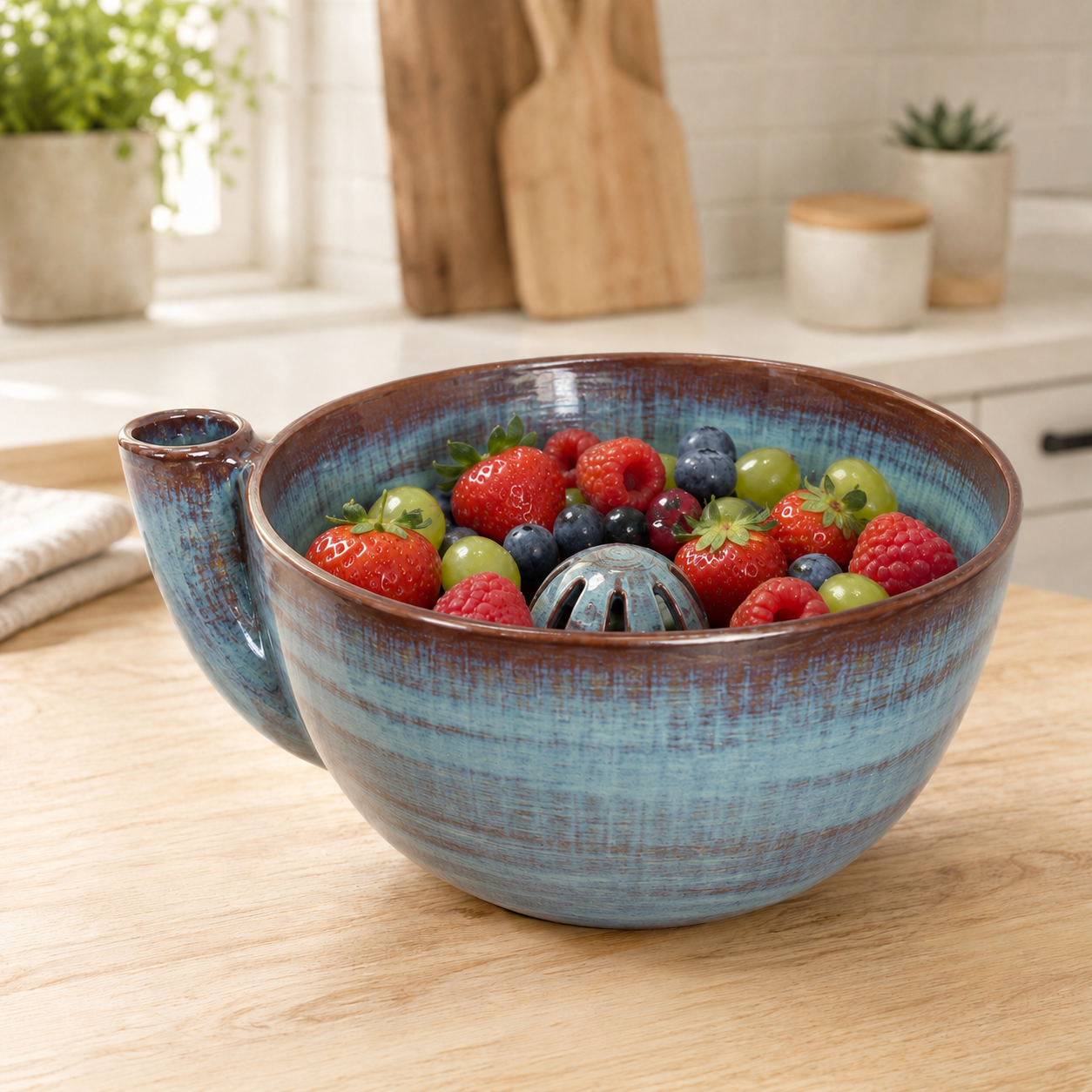 Berry Bowl | Vortex Fruit Washing Bowl | 7 Colors | Kitchen