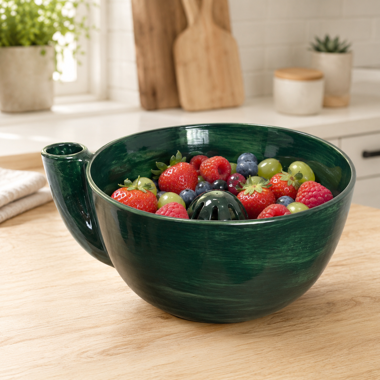 Berry Bowl | Vortex Fruit Washing Bowl | 7 Colors | Kitchen