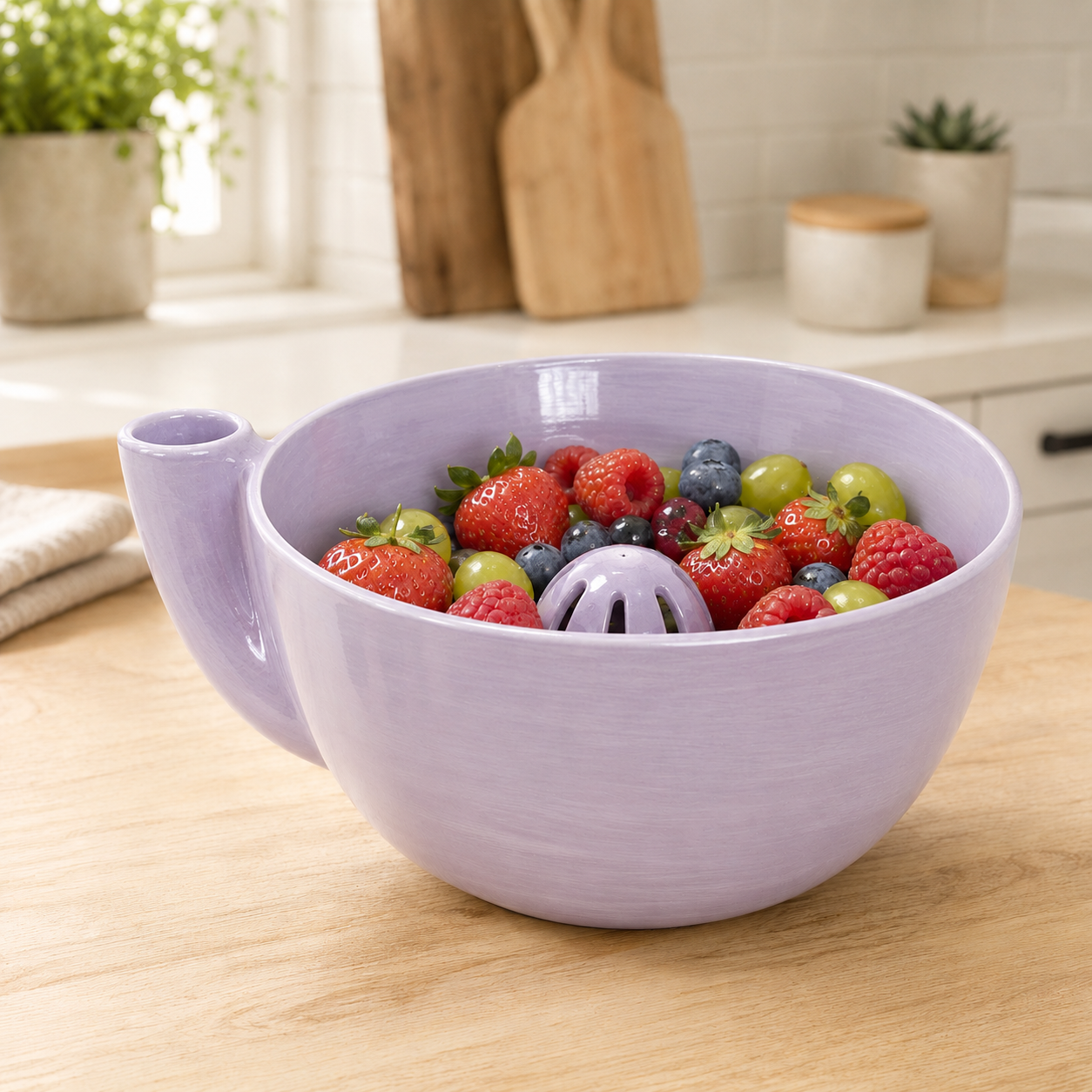 Berry Bowl | Vortex Fruit Washing Bowl | 7 Colors | Kitchen